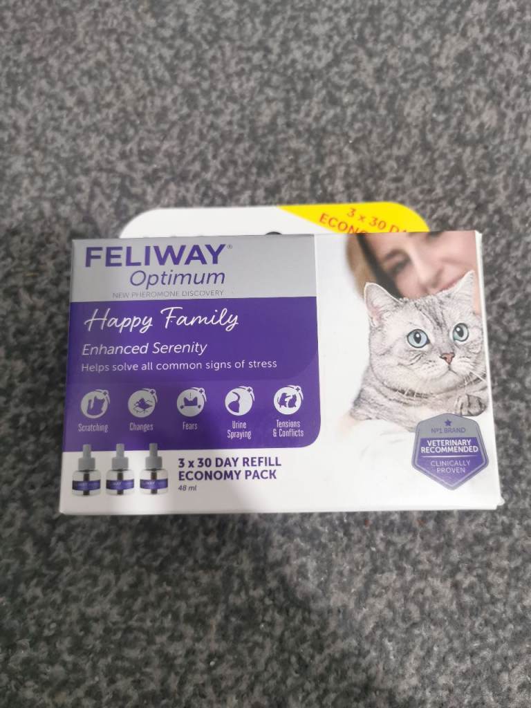 Feliway Optimum Diffuser Refill – Cat Calming (Unopened)