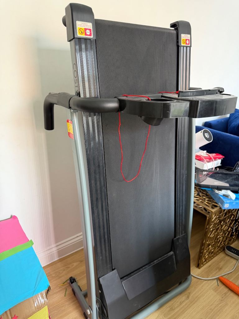 Folding Treadmill – Good Condition, Black