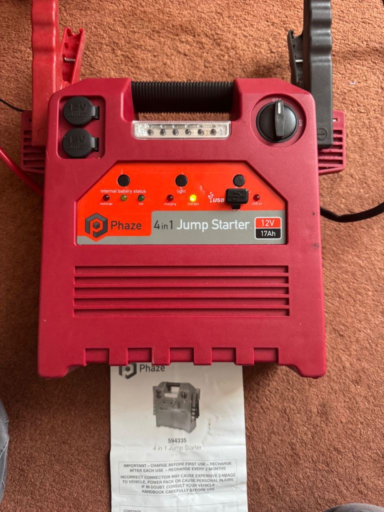 4 in 1 Jump starter 