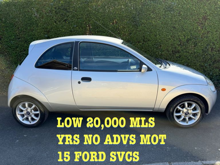FORD KA ZETEC 1.3 20,000 MLS 3 MTHS WARTY 15 SVCS FEB 27  MOT 