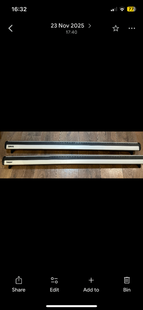 Thule Wingbar Evo Roofbars