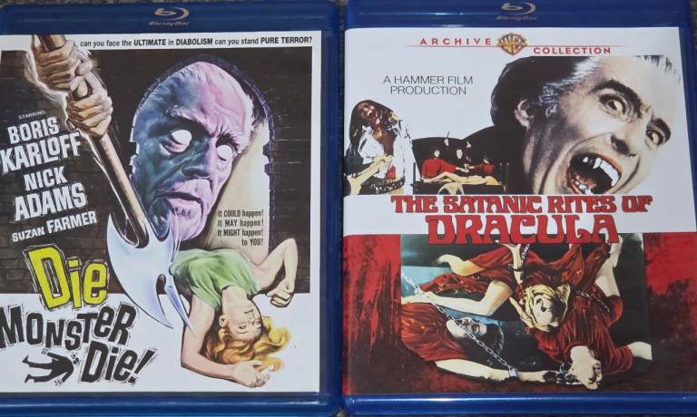Horror Blu-rays: Die Monster Die! & The Satanic Rites of Dracula