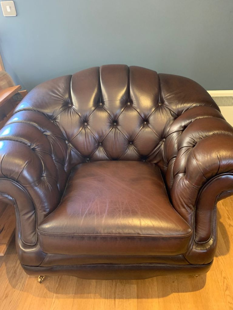 Thomas Lloyd Leather Club Chair