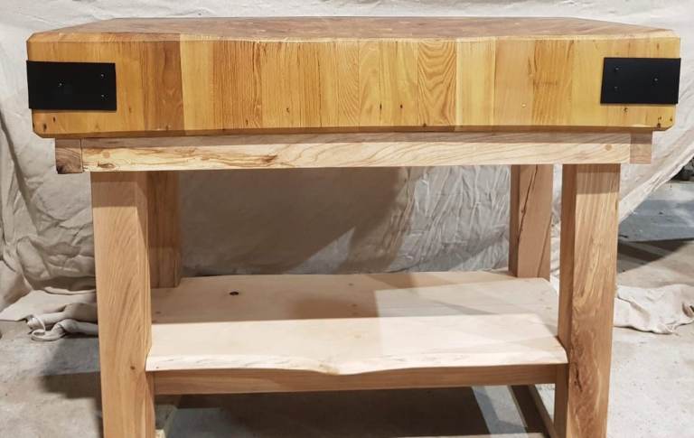 Original restored maple Butchers Block