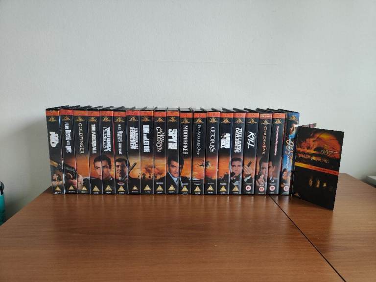 James Bond VHS Video tapes