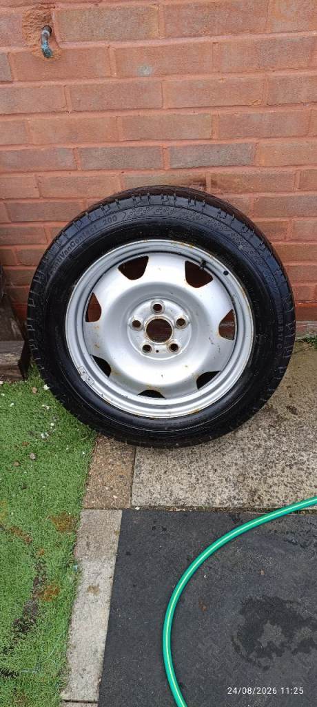 VW T6 Transporter Genuine 17" Spare Wheel + Unused Continental 215/60 R17C Tyre