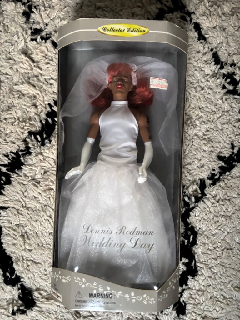 Dennis Rodman Wedding Dress Doll