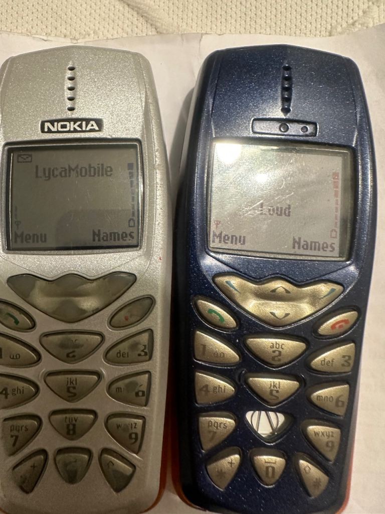 Nokia 3510i Mobile Phones - Two Units, Fair Condition