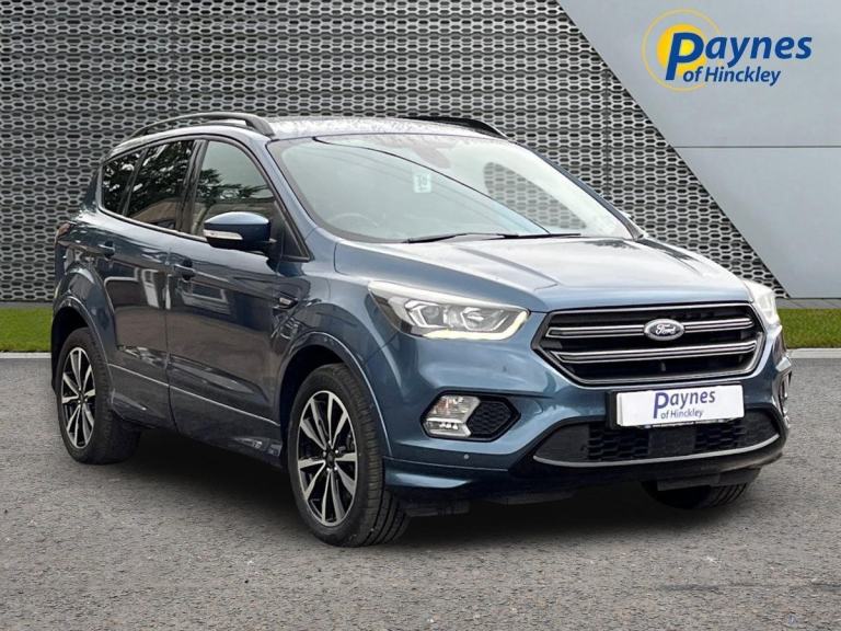 2019 Ford Kuga ST-Line AWD 5dr 2.0TDCi 180ps AUTO E6 in Chrome Blue LOW MILEAGE!