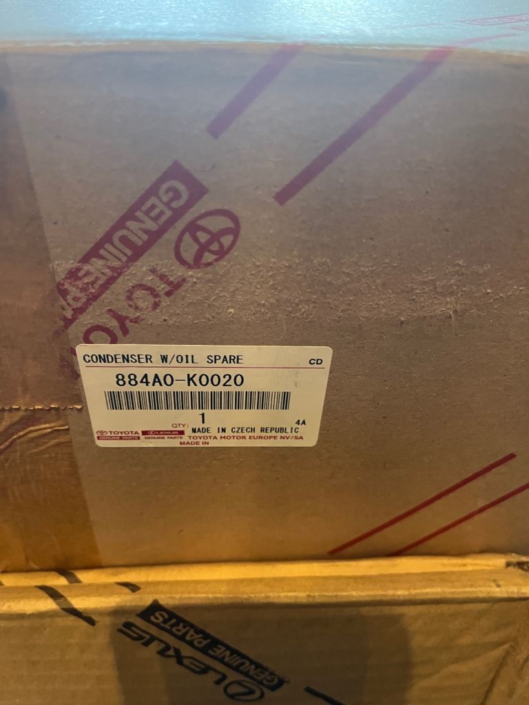 Genuine Toyota condenser brand new 884A0 K0020