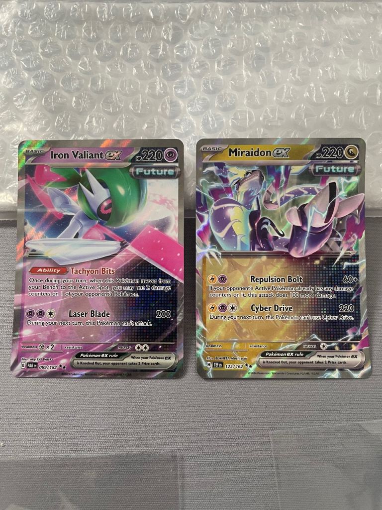 Pokemon Bundle Iron Valiant ex & Miraidon ex