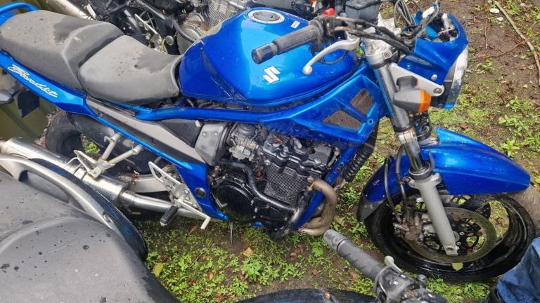 2005 05 SUZUKI GSF 650 K5 BANDIT GSF650 BLUE SPARES REPAIR PROJECT NO MOT