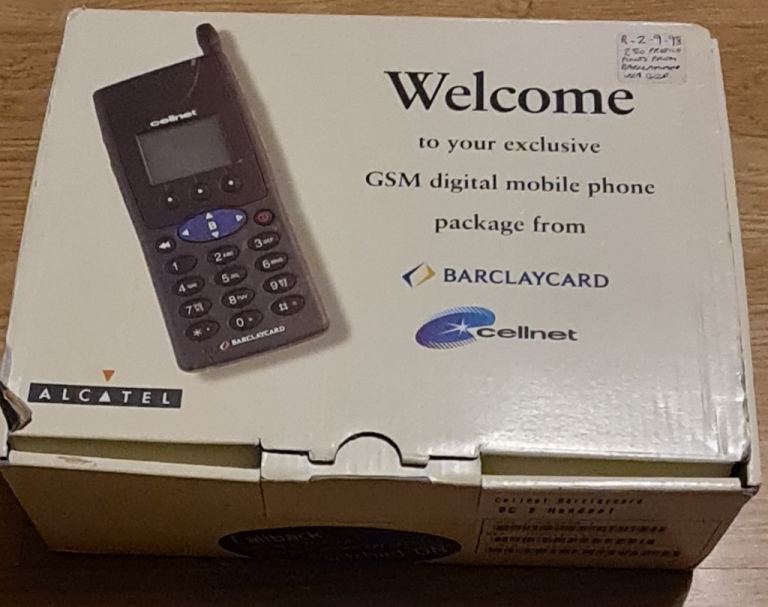 BARCLAYCARD ALCATEL BC2 BOXED MOBILE PHONE (90s)