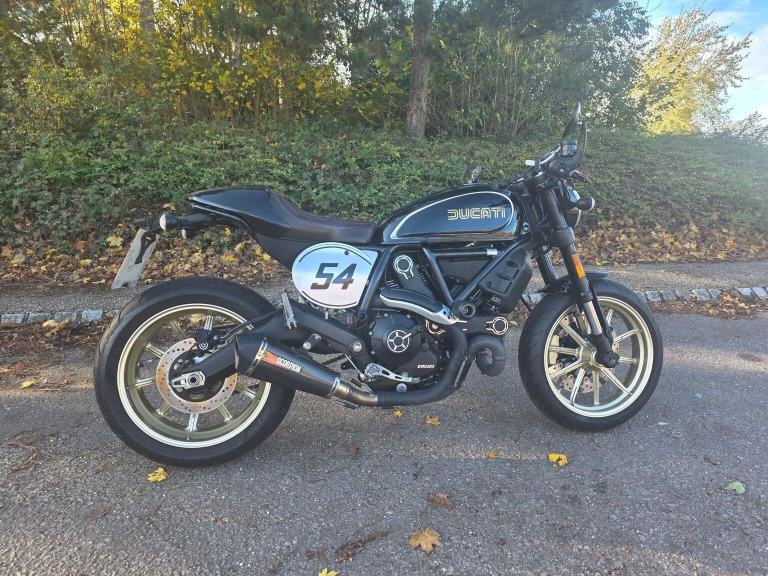 DUCATI SCRAMBLER 800 803 CAFE RACER EURO 4 2019 Petrol Manual in Black