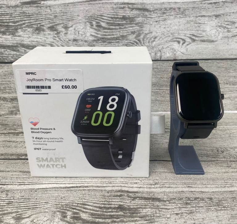 Joyroom Pro Smart Watch - Black Strap 