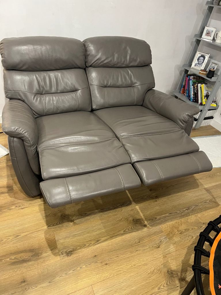 Leather recliner 