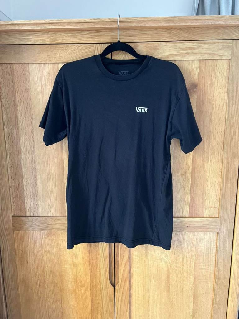 Plain Black Vans T-shirt