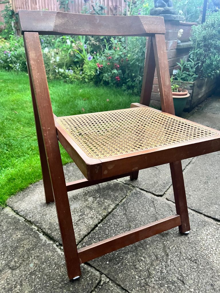 image for Rattan folding chair