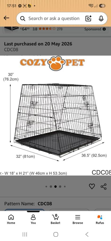 Car boor cage 