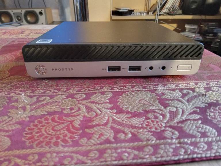 HP Prodesk 405 G4 mini pc AMD Ryzen 5 pro 2400ge 8gb 128gb NVMe + 250gb hdd W11