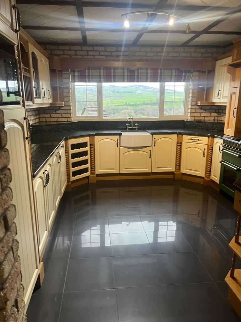 Country style kitchen and appliances 