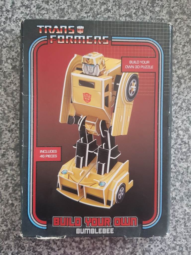 Brand New Trans Formers Build Your Own 3D Puzzle