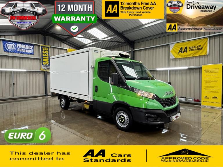 2020 Iveco Daily 2.3 35S14 Fridge Freezer 8 Speed Hi-Matic Auto + VAT Refrigerated Box Van Diesel...