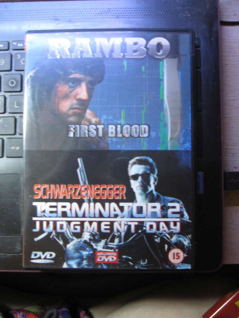 Rambo first blood & Terminator 2 Judgement day Dvd's