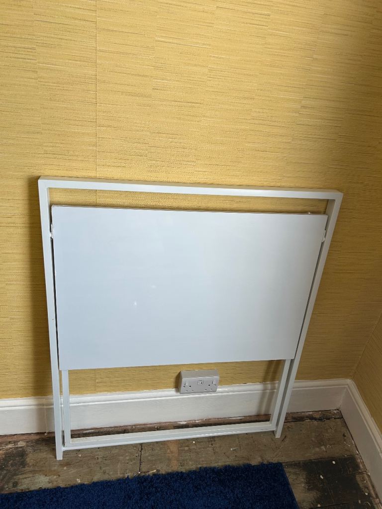 White foldable desk from Habitat