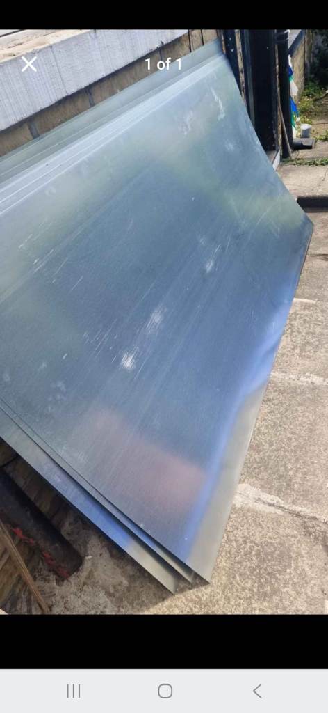 Galvanised metal sheet 1mm 