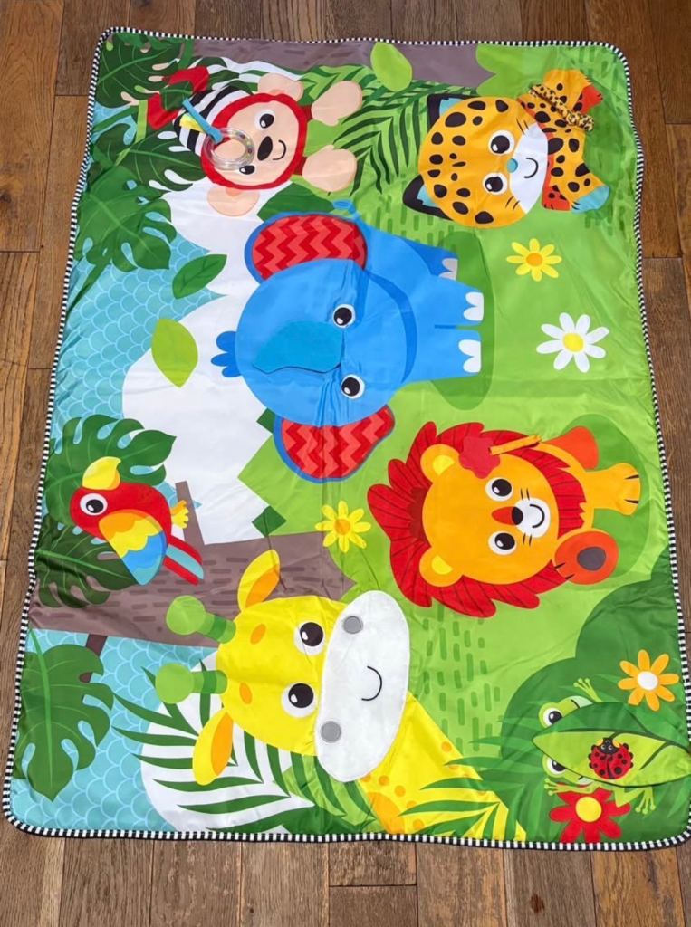 Baby Safari Jumbo Activity Playmat – Jungle Animals