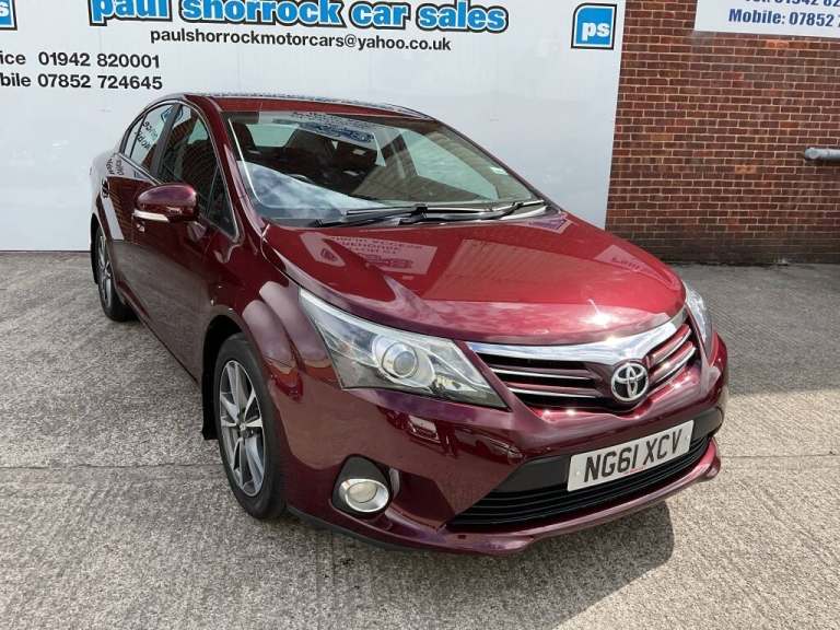 2012 Toyota Avensis 1.8 TR VALVEMATIC 4DR CVT Saloon Petrol Automatic