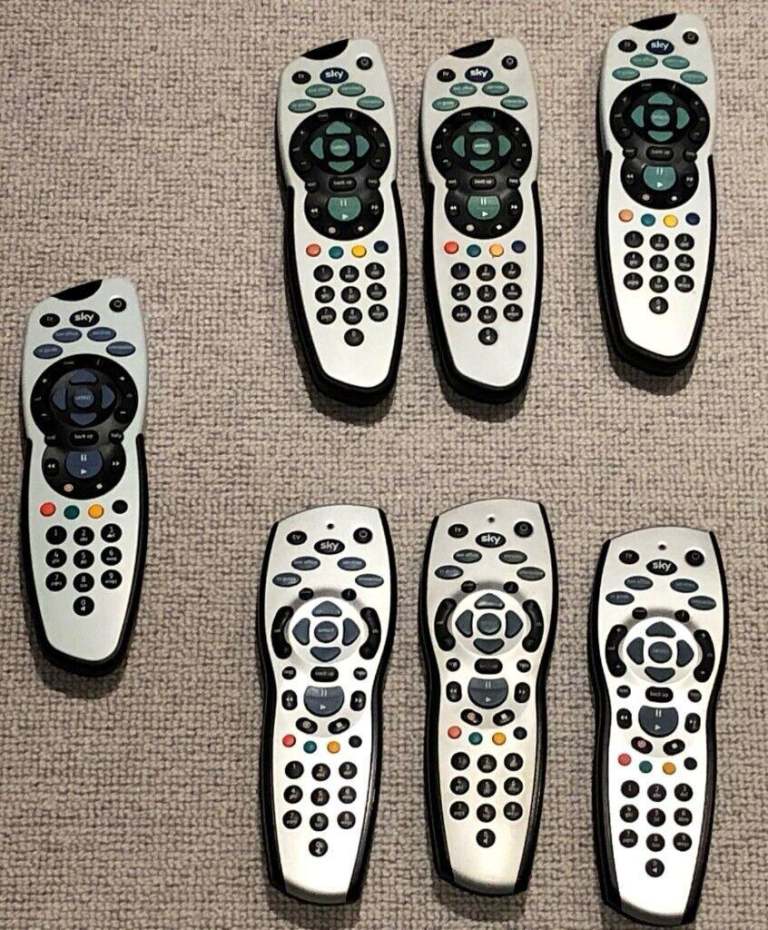 Sky Remotes ( x 6 all working, one of the 7 in pic already sold seperately)