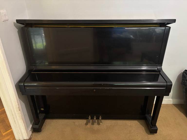 TONICA Upright Piano – Black, Good Condition