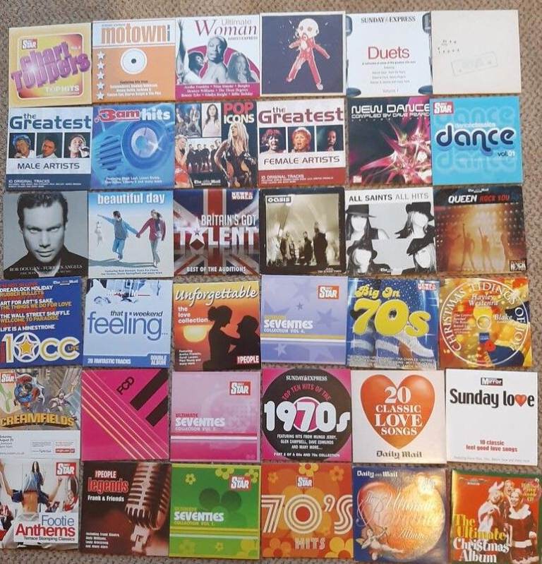 200 cds in cardboard sleeves. the lot for £10.00