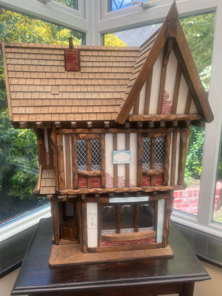 Roy Williams Unique Handmade Wooden Dollhouse – Good Condition