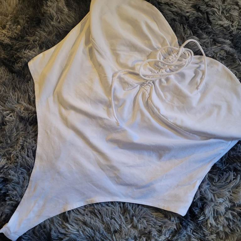 White New Look Bodysuit - UK 22, Brand New