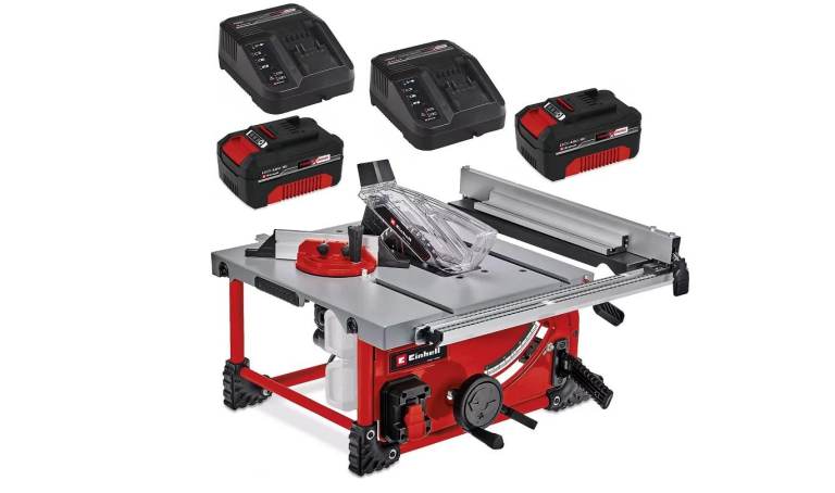 Einhell Cordless Table Saw + 2 x 4ah Batt. and 2 Chargers