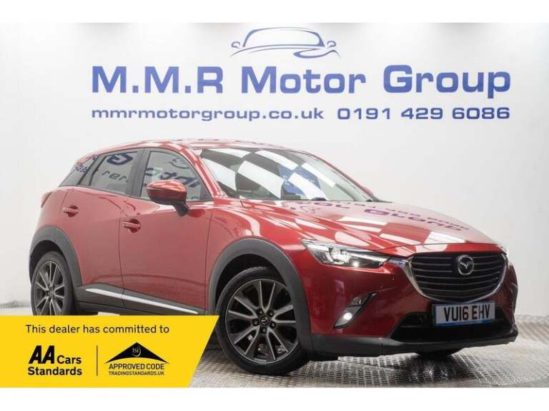 2016 Mazda CX-3 1.5 SKYACTIV-D Sport Nav Euro 6 (s/s) 5dr SUV Diesel Manual