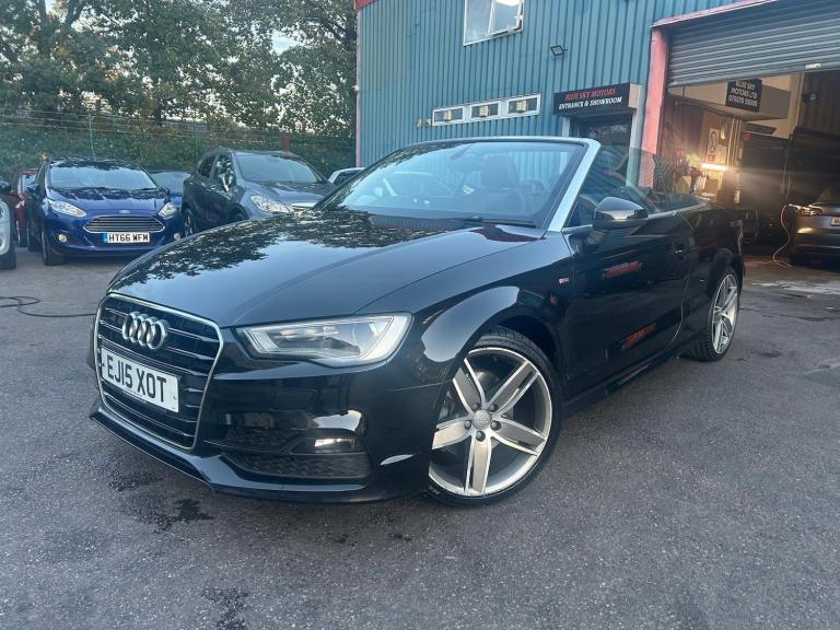 2015 Audi A3 Cabriolet 1.8 TFSI S line S Tronic Euro 6 (s/s) 2dr CONVERTIBLE Petrol Automatic