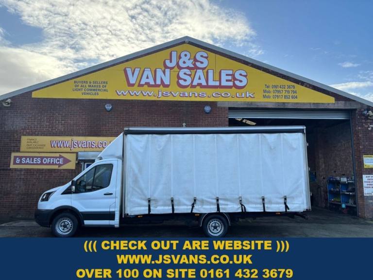 2018 68 FORD TRANSIT T350 130 BHP CURTAIN SIDE 3500 KG BIG BODY LUTON BOX  DIESE