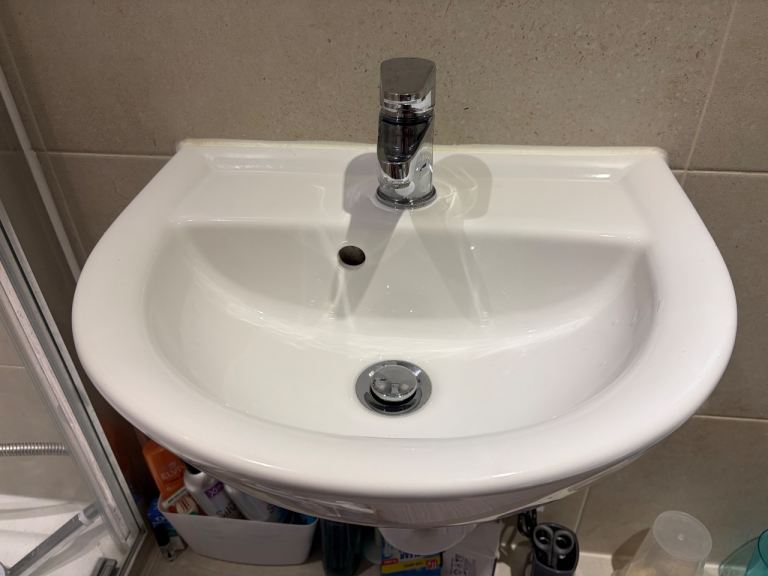 Sink with tap & waste