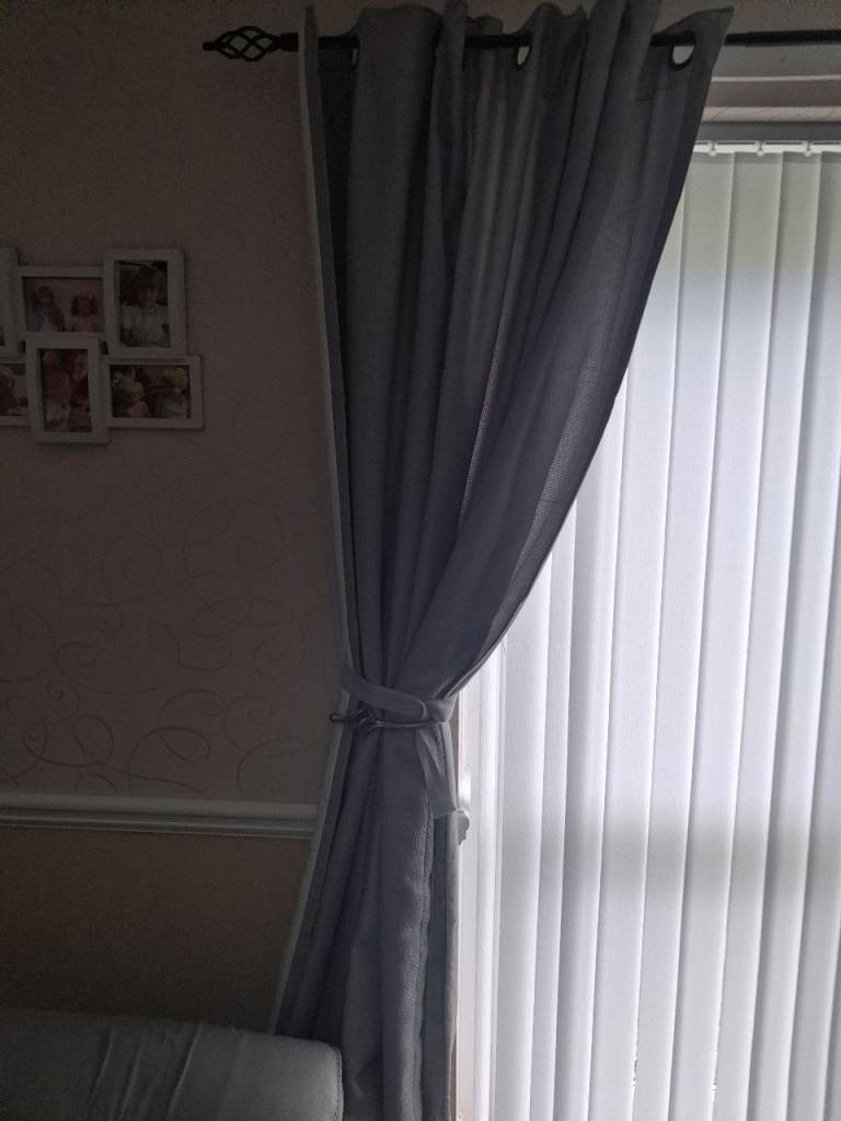 Free curtains90 by 90 inch curtains lined back 