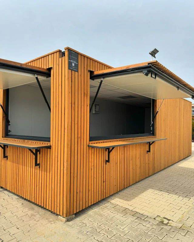 Bar container kiosk