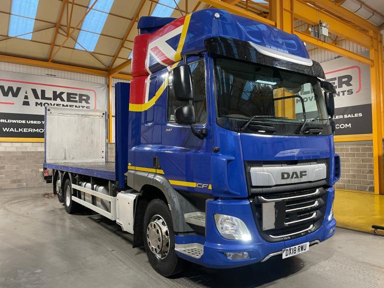 DAF CF340 *EURO 6*, 6X2 FLATBED - 2018 - DX18 RWU
