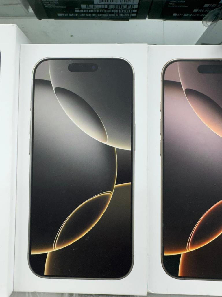 iPhone 16 Pro Max BRAND NEW BOX ONE YEAR OFFICIAL WARRANTY 