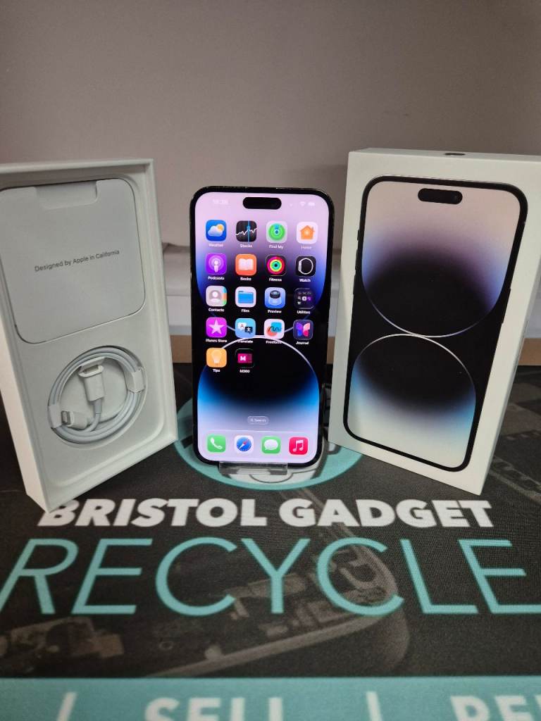 Apple iPhone 14 Pro Max Space Black 128GB Unlocked Boxed 94% + 3 Months Warranty