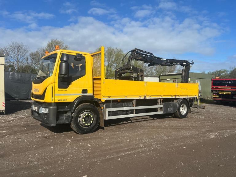 Iveco Eurocargo 180-250 REMOTE ASTLAS REAR CRANE, BRICK GRAB , AUTO 