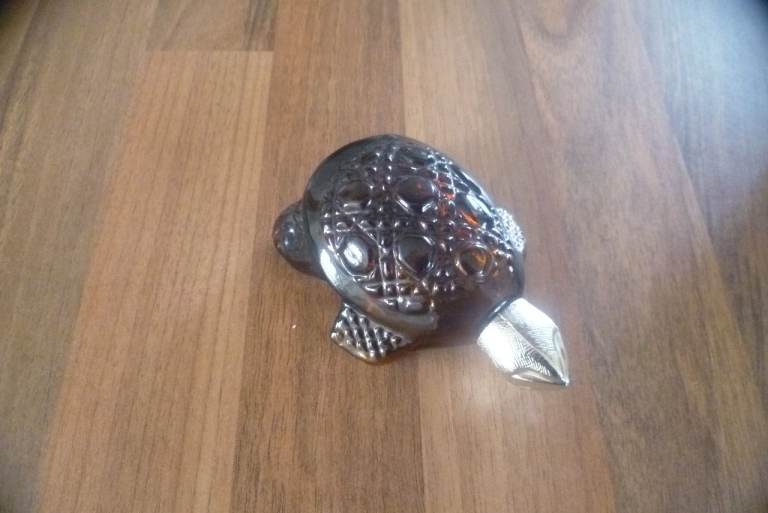  Turtle Figurine –  Vintage Avon Bottle 