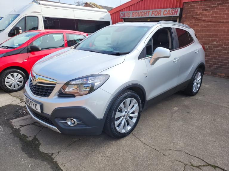 SILVER VAUXHALL MOKKA 1.6 SE LEATHER TRIM PARKING SENSORS CRUISE B/TOOTH 2015
